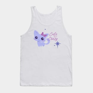 Cute but Crazy Cat Tank Top